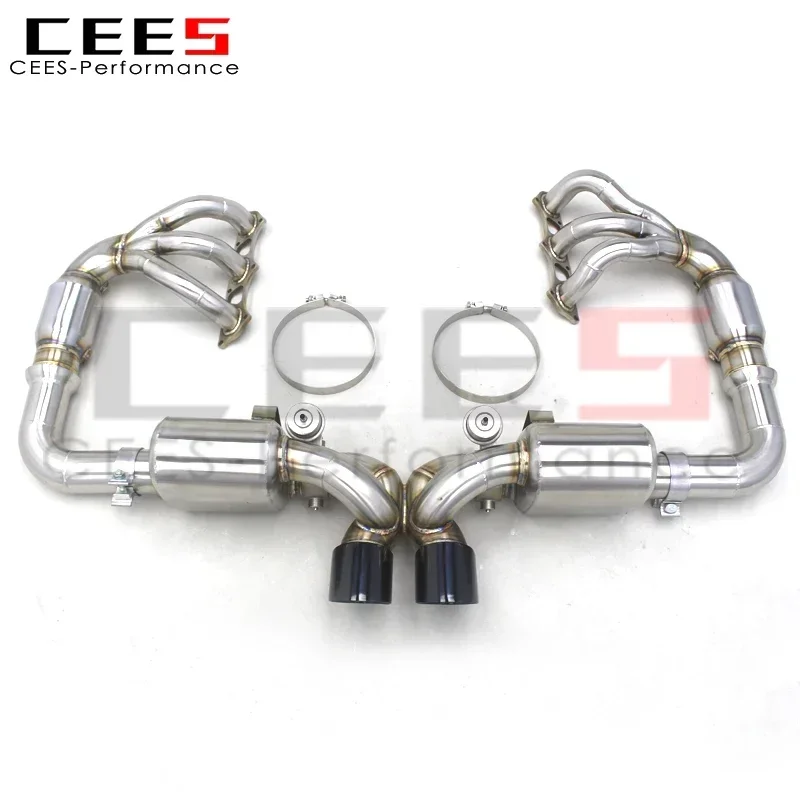 

CEES SUS304 Catback выхлоп с колючим коллектором для Porsche 911 991/991.1 GT3 3.8L 475 PS 2010-2019 тюнинг автоматическая выхлопная труба