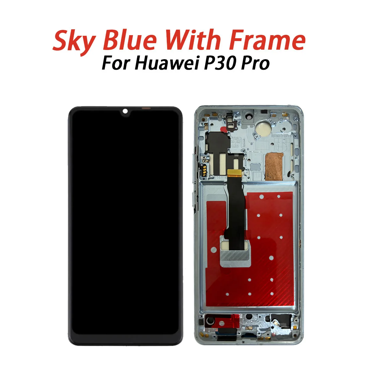 6.47 Inch P30 Pro For Huawei P30 Pro Lcd VOG-L04 L09 L29 Display With Touch Screen Digitizer Assembly With Frame No fingerprints