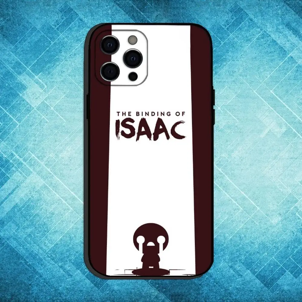 Game The Binding of I-Isaac1 Phone Case For iPhone17,16,15,14,13,12,11 Plus,Pro Max Soft Black Cover