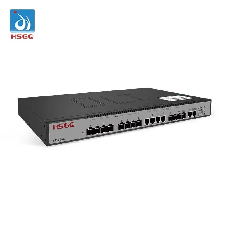 

HSGQ-G08L 20KM 10GE Uplink 8 port GPON OLT цена с Web Nms Telnet управление Cli olt