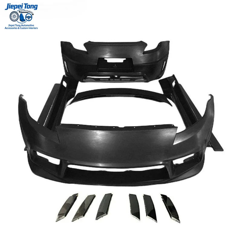 Custom-Fit FOR Nissan 370Z Z34 Weber Sport Zenit Line Style Fiberglass Body Kit