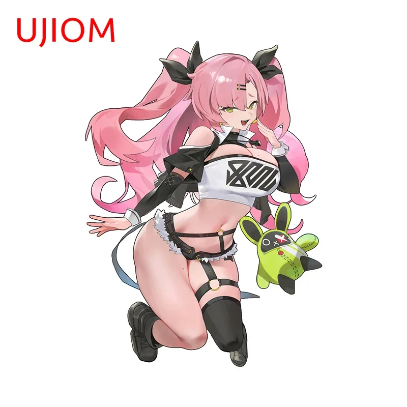 UJIOM 13cm × 9.5cm Zenless Zone Zero Nicole Demara Sexy Wall Stickers Alluring Attractive Wardrobe Decals Nice Room Accessoires