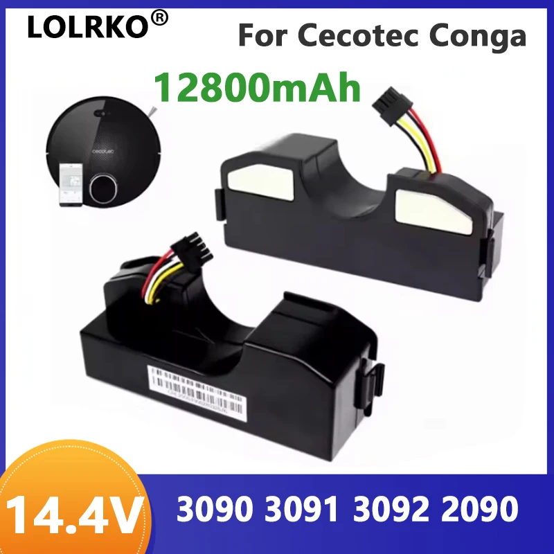 

2026 NEW Battery Conga 3090 cecotec Replacement For CONGA 3091 3092 1690 1890 2090 Robot Vacuum Cleaner Accessories Spare Parts