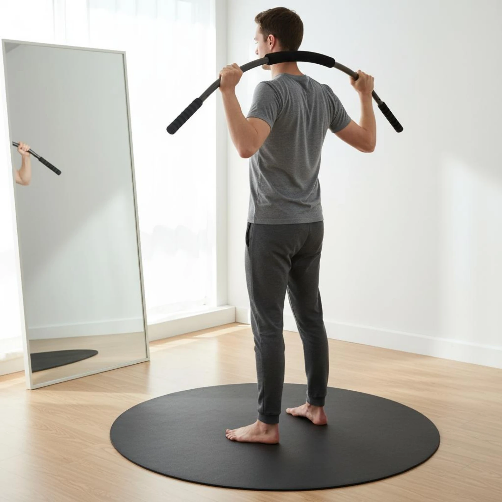 Golf Shoulder Turn Coach Improves Weight Transfer Golf Hip Rotation Aid Athletic Practice Gear Portable Lightweight for Home
