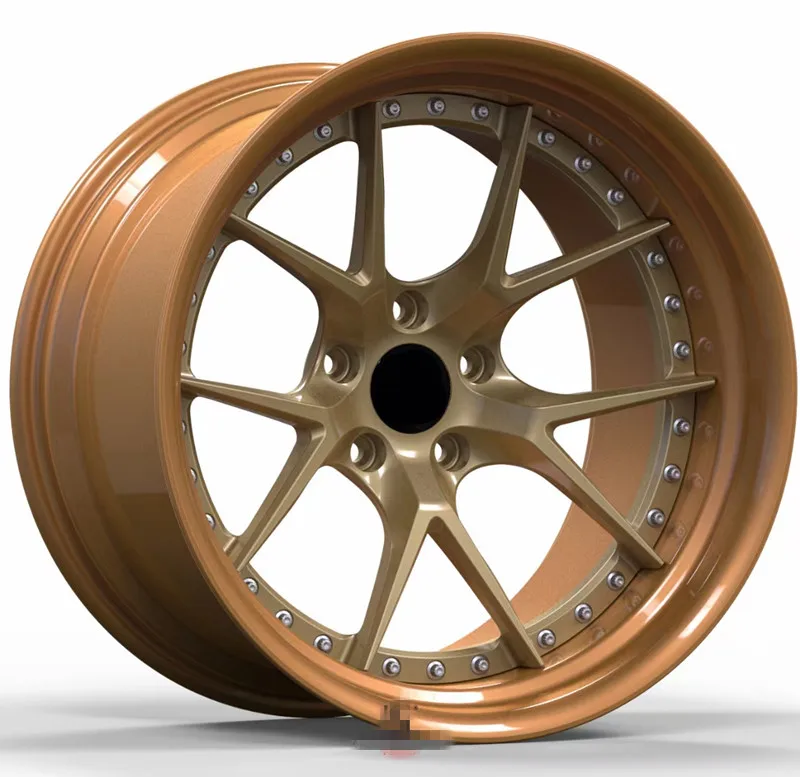 

2 Pieces of Alloy Forged Milled Rivets Aftermarket Deep Pan Wheels Rims Fit for 2004 bmw 325ci Convertible