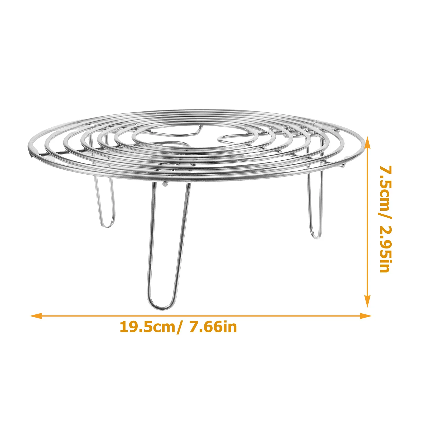 حامل بخار من الفولاذ المقاوم للصدأ، حامل بخار للخبز متعدد الأغراض للاستخدام في المطبخ والتبخير والتبريد #6