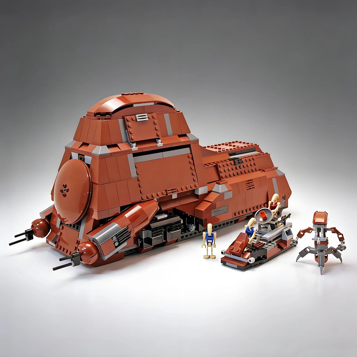 

Транспортная битва MTT Federation Star-Carrier Galaxy Droids Troop Building Block Кирпичи Игрушки Подарок Набор для мальчиков на день рождения
