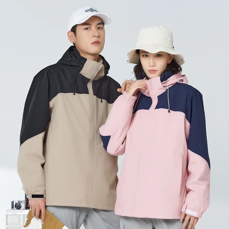 

Outdoor Warm Jackets Both Men Women Windproof Waterproof Three-in-one Thick Windproof Waterproof Mountaineering Suit Work Coats