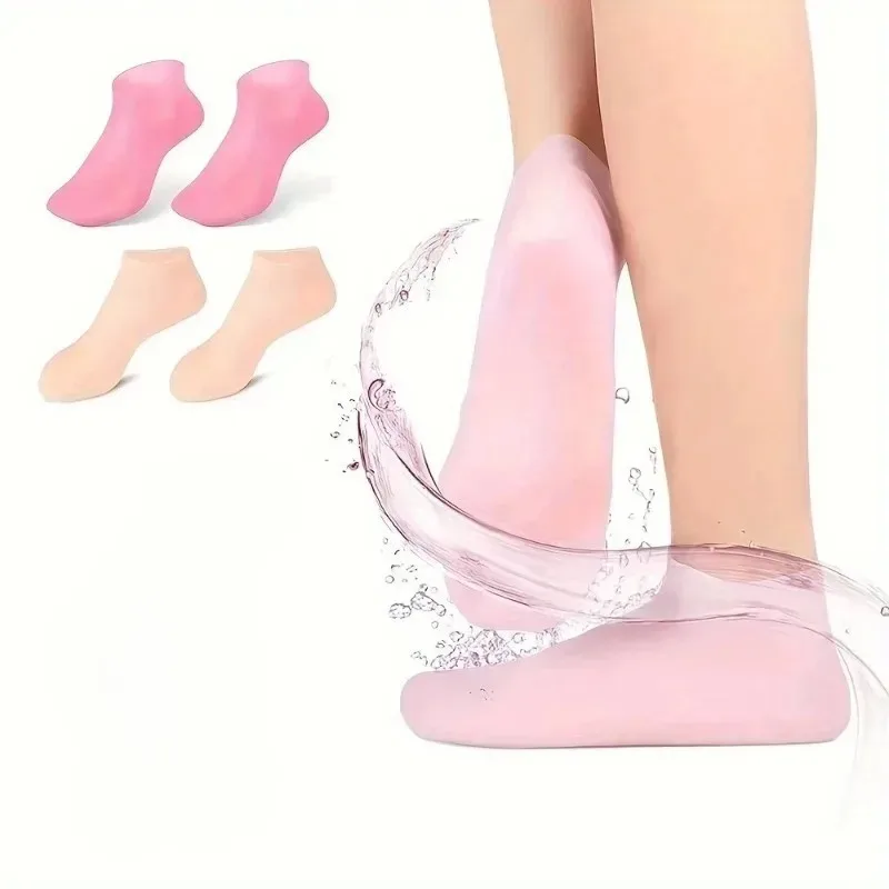Moisturizing Silicone Foot Socks Repair Dry Cracked Heels Hydrating Massage Foot Care Covers