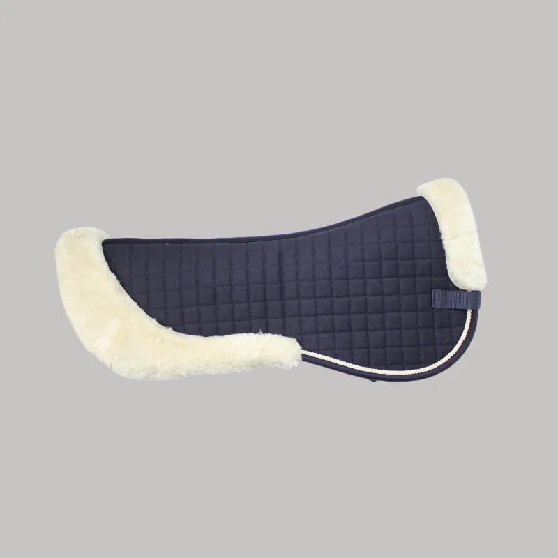 

Custom made high density western shearling fur merino wool saddles pads sheepskin horse saddle pad