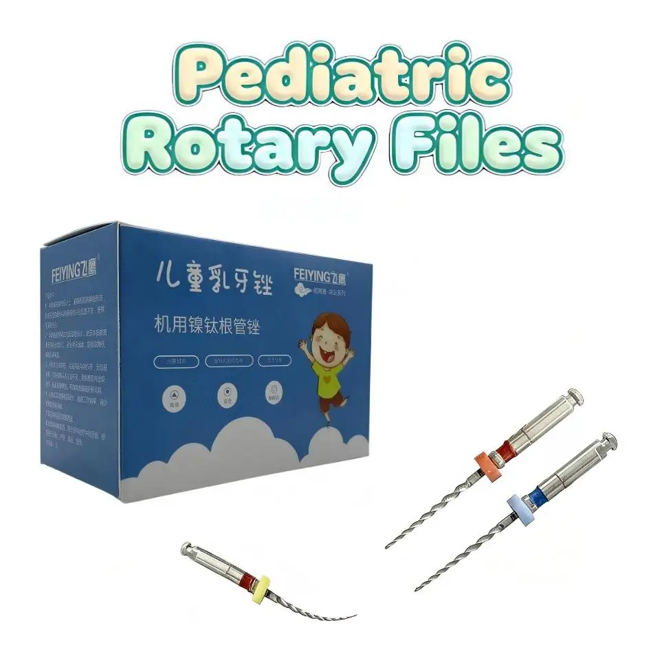 

NiTi Engine Use Root Canal File Primary Teeth Dentist Supplies Dental Pediatric Rotary Files for Children Endodontic Treatment