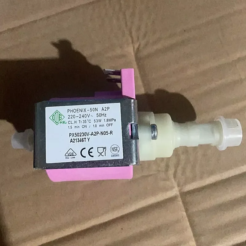 for ODE PHOENIX-50N 220V 53W Solenoid Valve High Pressure Water Inlet Replacement Part Compatible with Espresso Maker