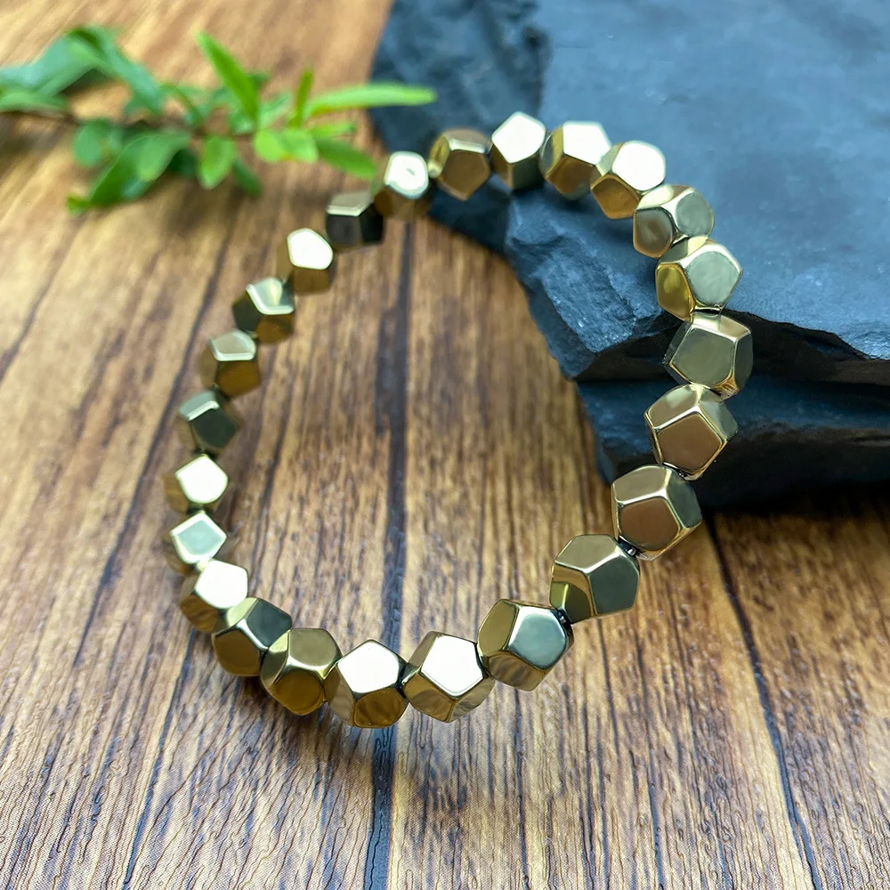 Fashionable bead bracelet handmade elastic rope bracelet suitable for daily wear as a holiday gift