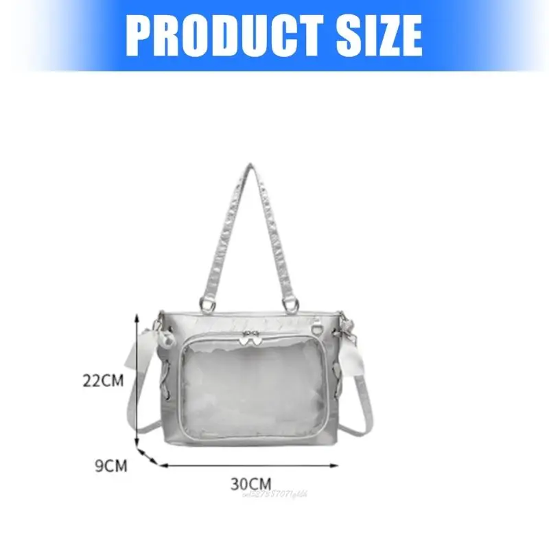 X5XA Clear Crossbody Bag جميل حقيبة كتف أزياء Itabag لعرض دبوس #6