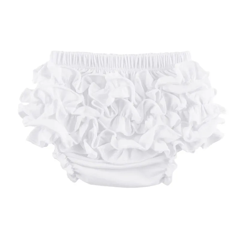 Durio Baby Bloomers for Toddler Girls Ruffle Diaper Covers for Girls Cute Cotton Baby Girl Shorts