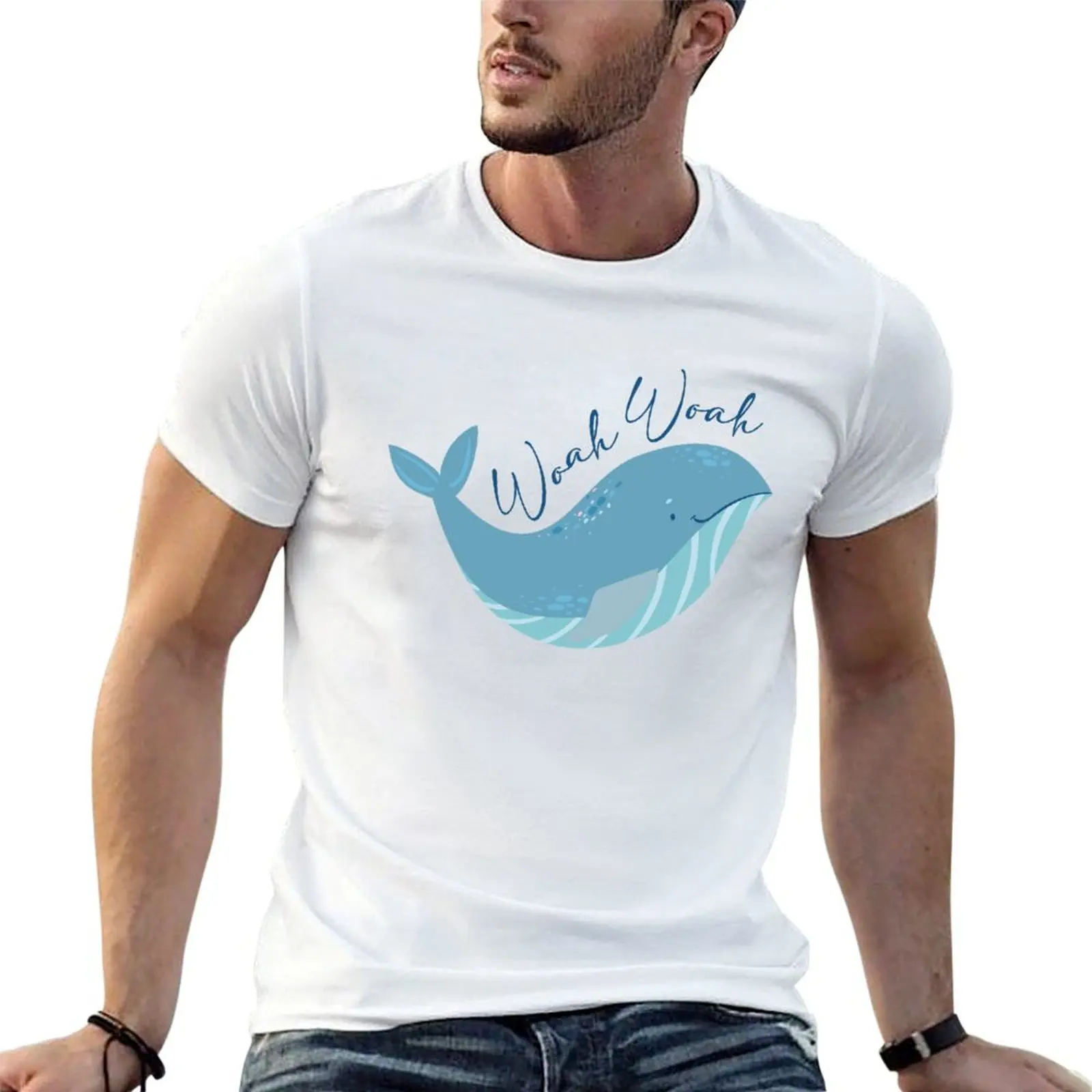 Extraordinary Attorney Woo Whale, WHOAH - T-shirt WHOAH, style streetwear, décontracté