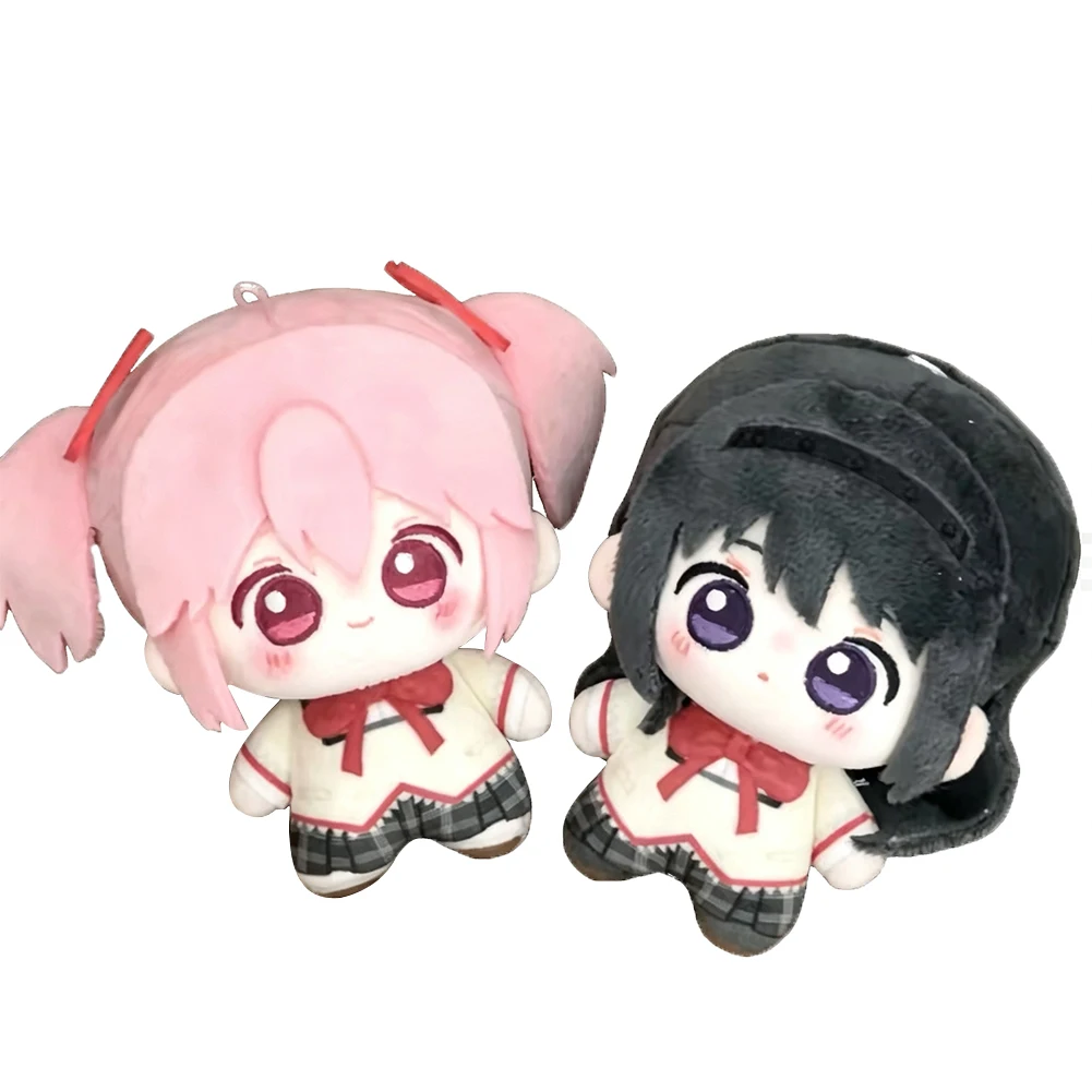 Anime Magical Girl Plush Toy Madoka Kaname Plushies Homura Akemi plush Doll Soft Stuffed Pendant Backpack Keychain Birthday Gift