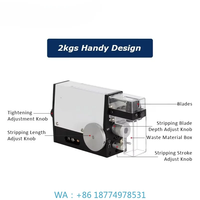Pneumatic Precision Cable Wire Stripping  , Industrial Wire Stripper Peeler for Electronic Wire Harness Processing