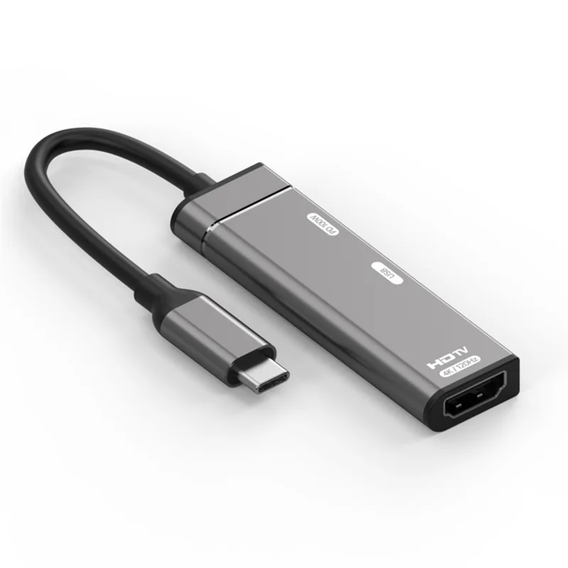 High Quality 3IN1 USB C Hub Type-c to 4K 120HZ HDMI-Compatible USB3.0 Data 100W PD Type-c Charging Adapter USB-C Docking Station
