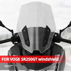 For VOGE SR250GT SR 250GT windshield modification with elevated front windshield accessories