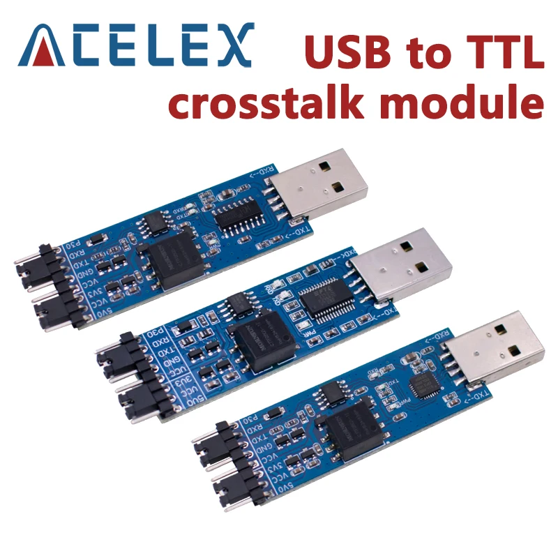 USB to TTL module FT232/CP2102/CH340 USB to UART serial port module with signal isolation