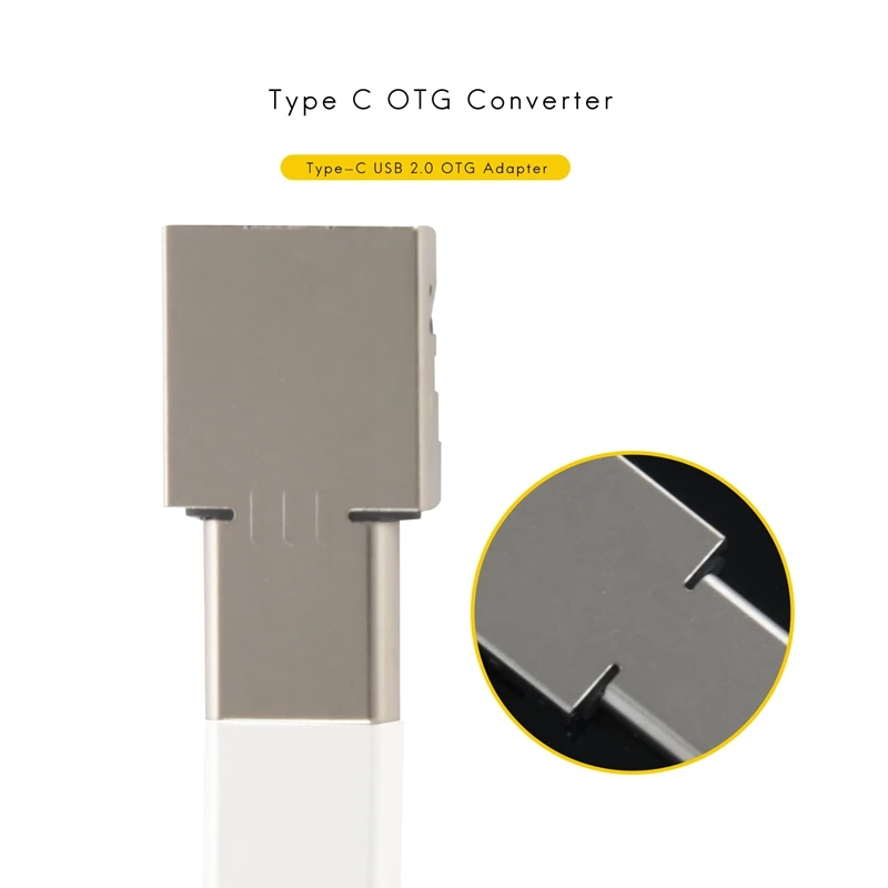Adattatore OTG da tipo C USB-C a USB 2.0 per Xiaomi Mi A1 per Samsung Galaxy S8 Plus Oneplus 5T Macbook Pro tipo C convertitore OTG