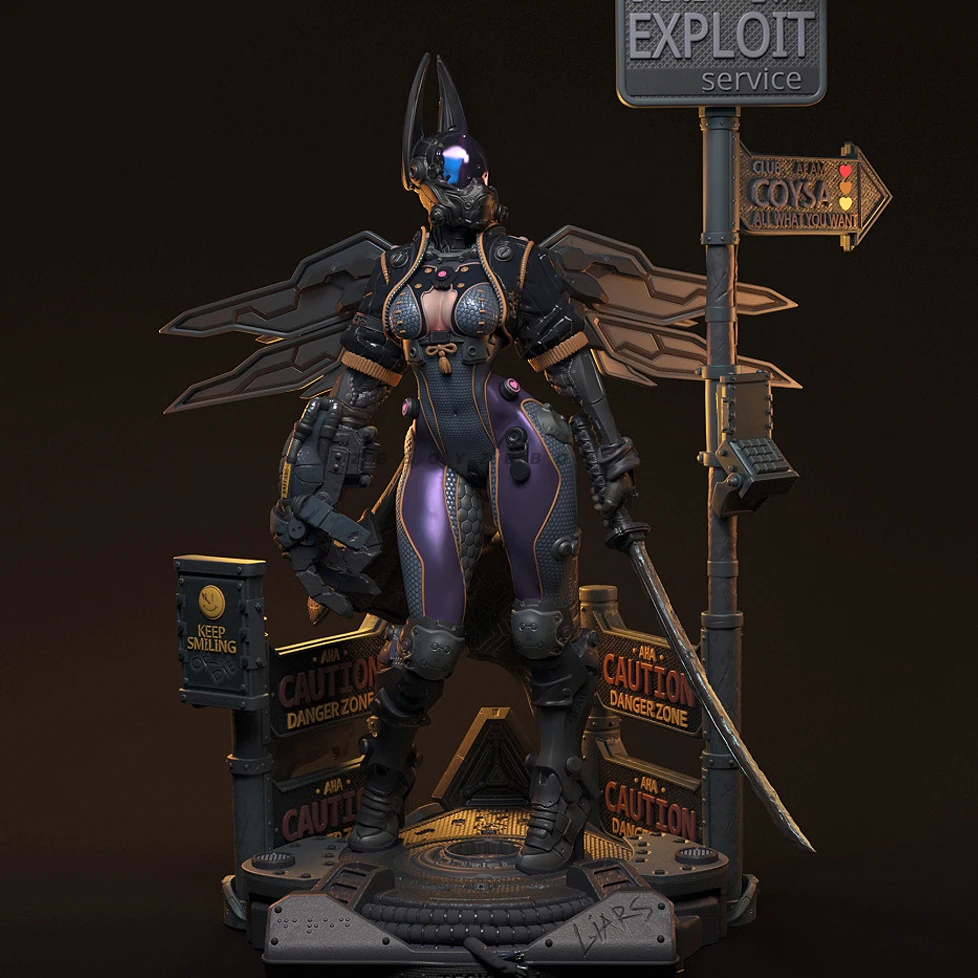 

60 мм, 75 мм, 100 мм, наборы моделей из смолы, красота, красота, бесцветная и самособранная 3D-печать TD-6774/3D