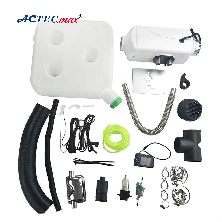 الكل في واحد 24 فولت الديزل الهواء وقوف السيارات سخان AC.157.002 شاشة ديجيتال 1000 واط-5000 واط تبريد الهواء المحمولة الديزل مسخن الهواء