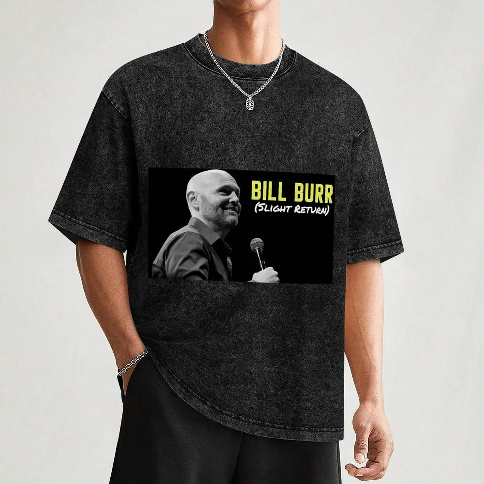 تي شيرت Cononser Bill Burr Rame عودة طفيف تي شيرت قطني عالي الجودة تي شيرت رجالي جرافيك تي شيرت