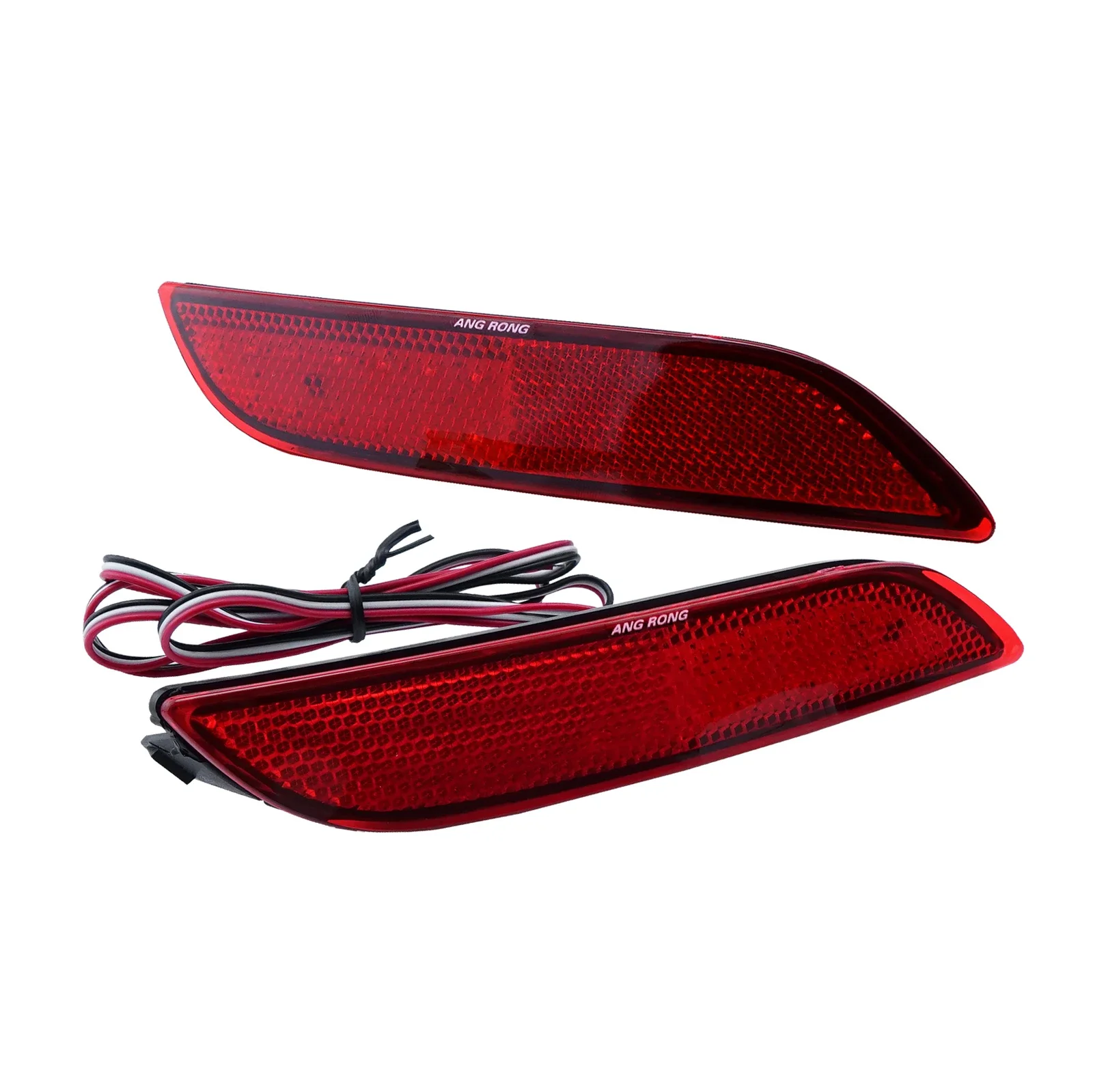 لتويوتا كامري 2018 + LED المصد الخلفي عاكس الذيل الفرامل وقف مصابيح الضوء عدسة حمراء