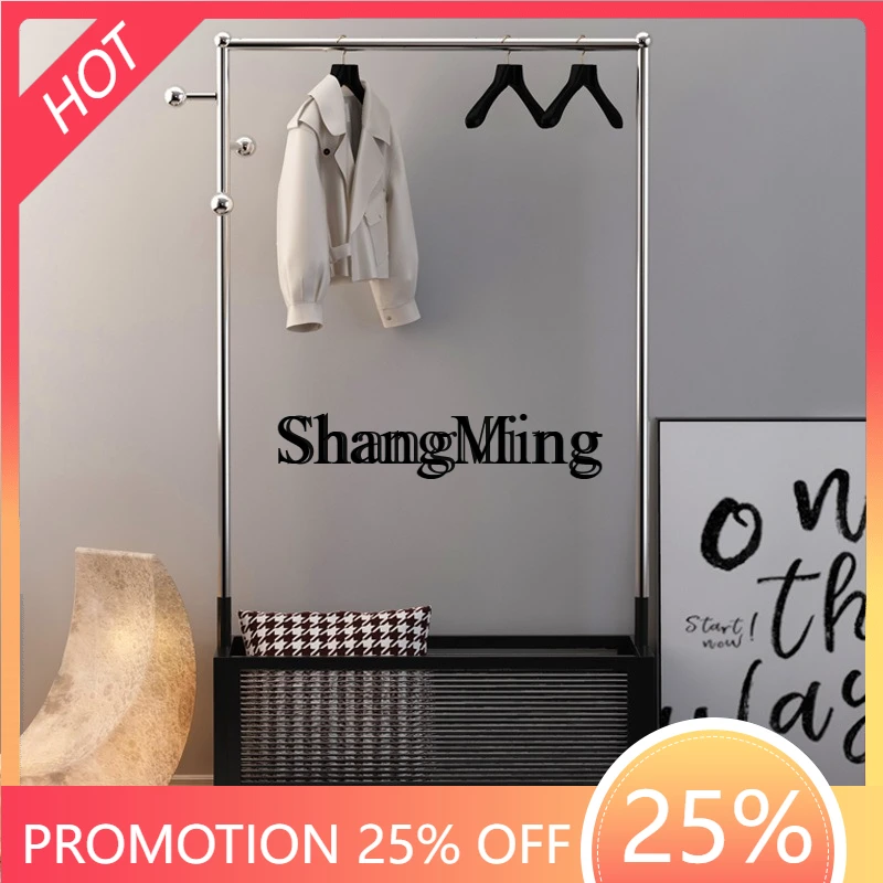 

FG good-looking light luxury hanger floor-to-ceiling bedroom drying hanger mobile advanced corner clothes rack