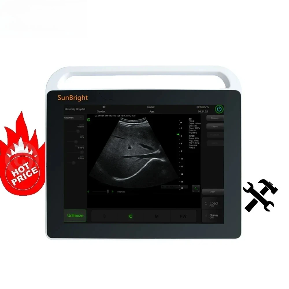 SUN 800S Machine Excellent Quality CE Black Color Electricity 15.1 Inch LED Online Technical