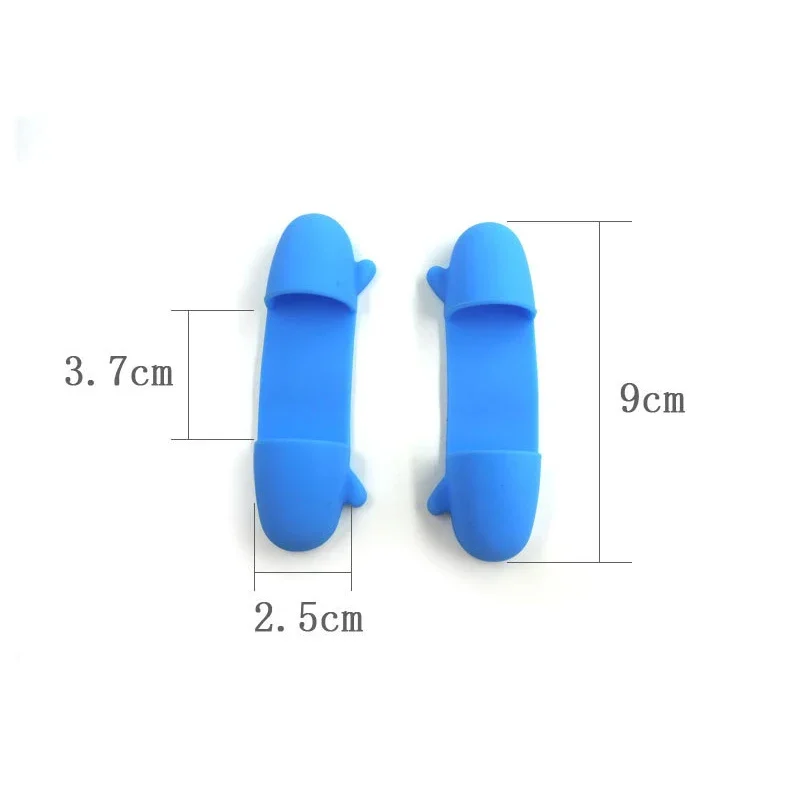 Anti Scalding Finger Potholders Silicone Pinch Mitts Cooking Pot holders Oven Accessories for Hand Protection Kitchen Gadget