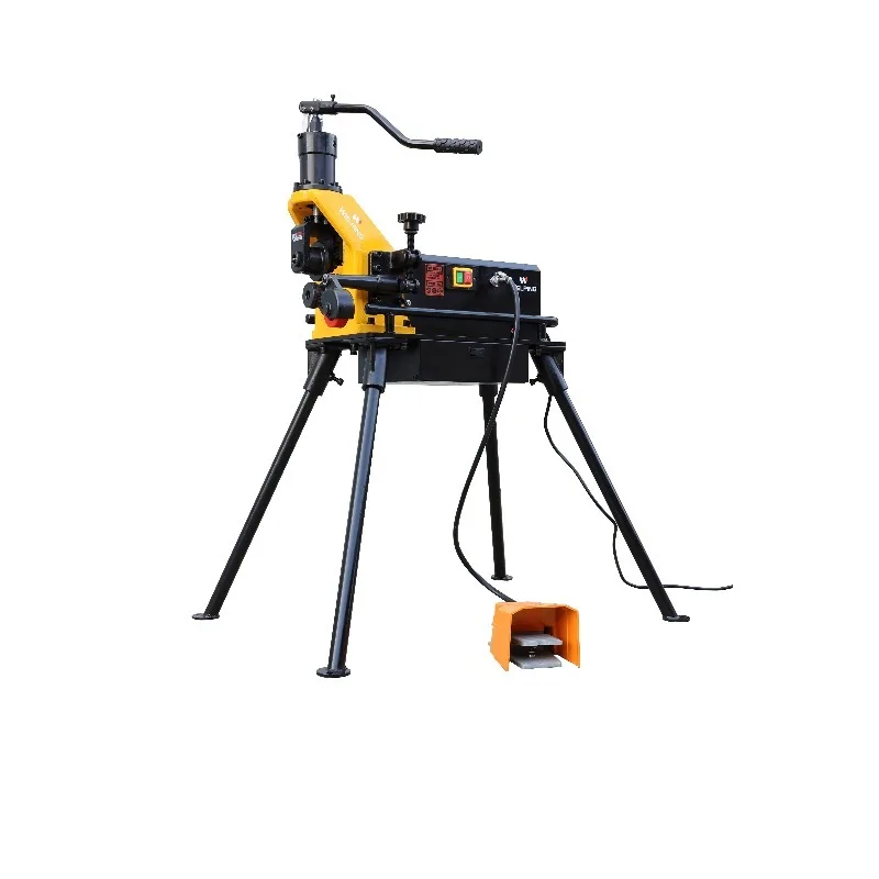 1''-12'' Electric Hydraulic Steel Pipes Roll Groover Machine Easy To Operate With Key Motor Components