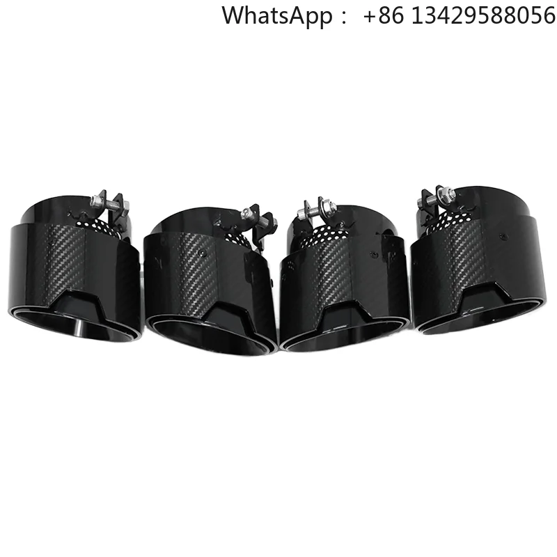 

SYPES Carbon Fiber M Performance Exhaust Pipes High Quality Stainless Steel Muffler Tips for BMW X3m X6m F95 F96 F97 F98