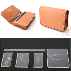 5x / Set Transparent Acrylic Bag Template Template Leather Tool