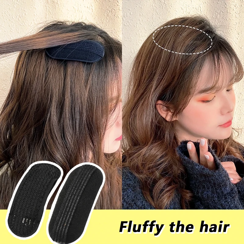 DIY Fluffy Hair Pad Hair Styling Tools Invisible Height Increase Fixed Hair Clip High Cranial Top Rounded Head Shape Hairpin