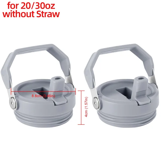 Tapa A Prueba De Fugas Para Stanley Cup 1.2L, Incluye 3 Pajitas Y Cepillo – Reutilizable, De Silicona Y Perfecta Para Deporte Y Oficina