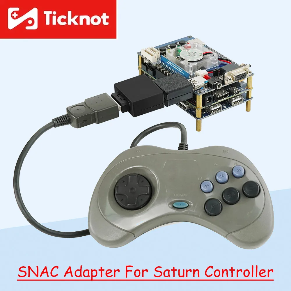 Adapter SNAC do kontrolera gier Saturn/SNES/NES Konwerter gamepada do konsoli MiSTer FPGA