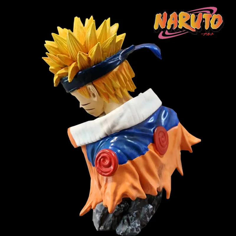 بقعة ناروتو أنيمي المحيطة اوزوماكي ناروتو تمثال نصفي نموذج لجسم كونوها نينجا الحلي الإبداعية لعب الأطفال الهدايا