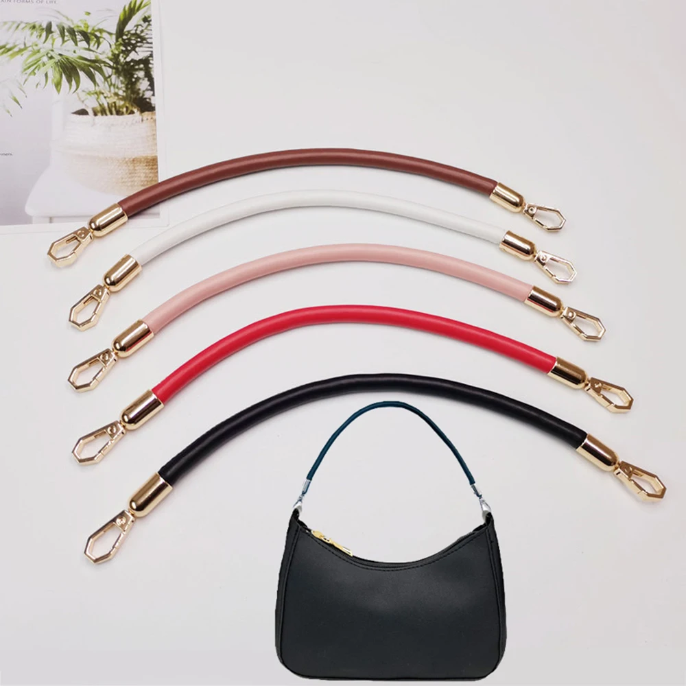 Shoulder Strap For Women Bag Short Bag Handles Pu Leather Fashion Lady Short Bag Belts Rope Handles For Handbag Diy Bag Parts