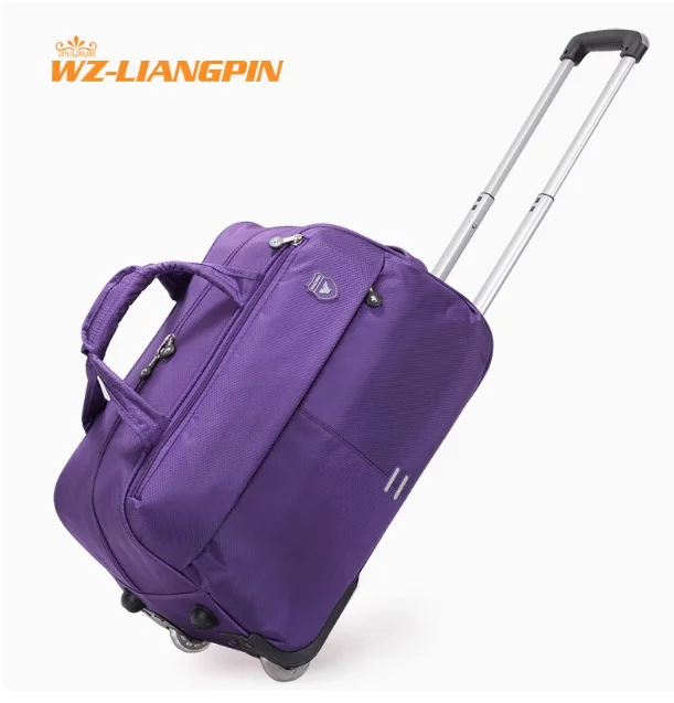 short trip carry on hand luggage rolling Bag Women Travel Rolling Bags cabin wheeled bags travel duffel tote Travel trolley bag