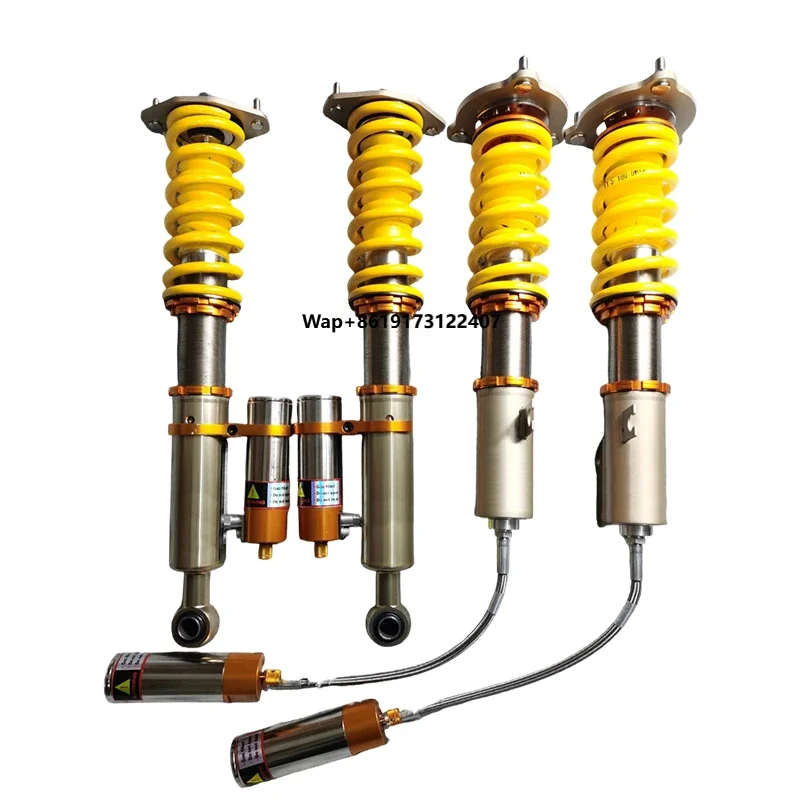 

J-Plus Adjustable Performance Suspension Upgrade Silver Coil Spring Shock Absorber for A31 S13 Models New Competition Edition