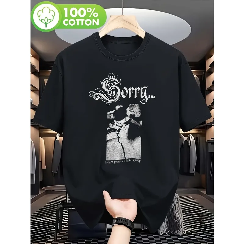 T-shirt à motif métal extrême pour homme, inspiré de Lifelover, Xasthur, Mutilation, Leviathan, avec design de piano gothique noir