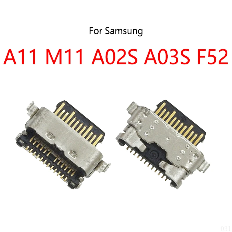 10PCS/Lot For Samsung Galaxy A11 A115F M11 M115F A02S 025F A03S 037F Type-C USB Charging Dock Charge Socket Port Jack Connector