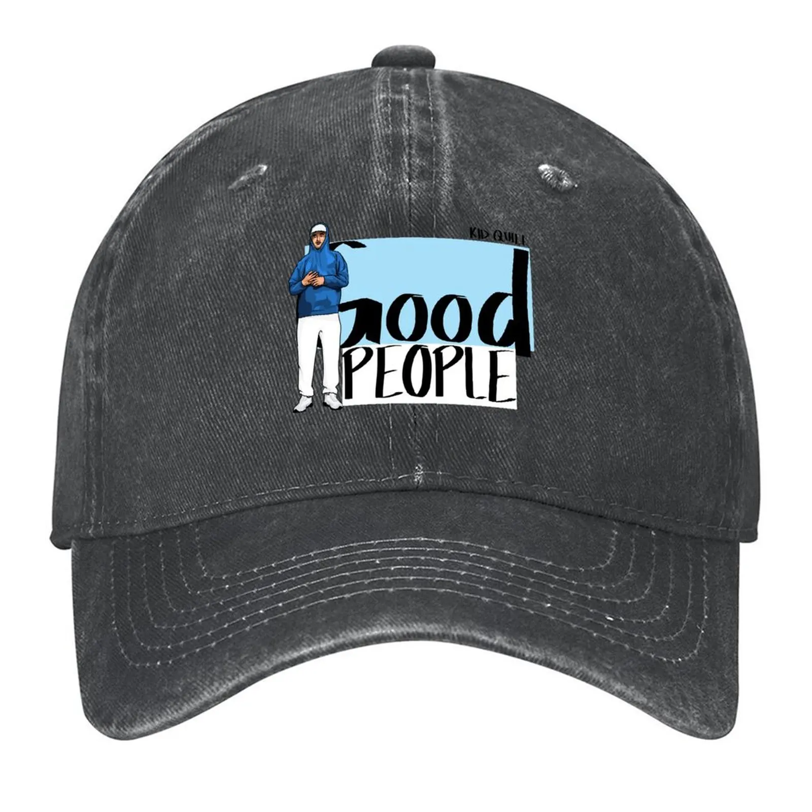 

Kid Quill Good People Baseball Cap Golf Hat men's big size hat Trucker Hat Snap Back Woman Hats Men's