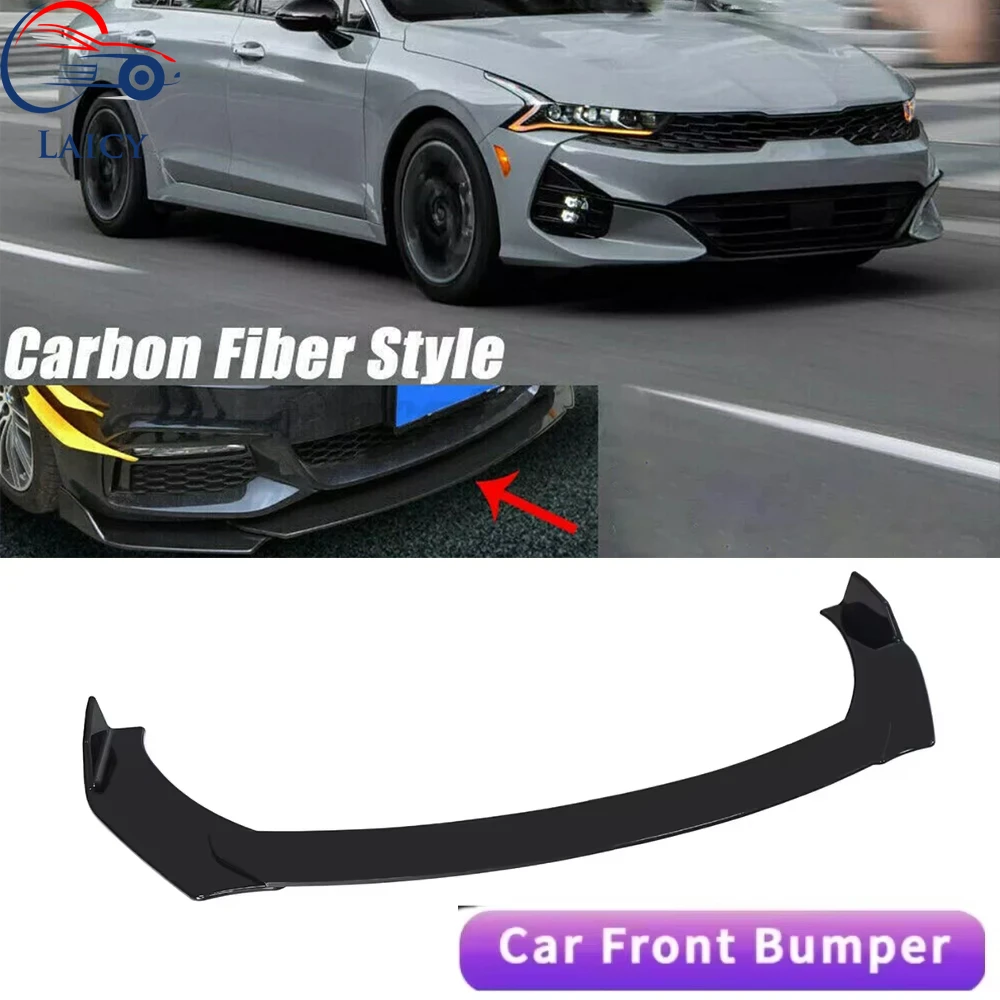 

LAICY For KIA Optima K5 2008-14 16-21 Car Front Bumper Lip Chin Spoiler Splitter Body Kit Protector Cover Guard Deflector Lips