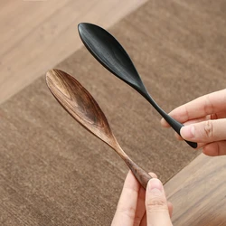 Tiger spotted sandalwood small tea shovel tea spoon household tea rules six gentlemen accessories measuring spoon single spoon