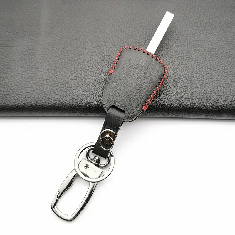 leather car key case For Vauxhall / Opel Corsa D Meriva Signum Vectra Zafira ASTRA H  Agila Holder Remote Shell Cover Key Fob