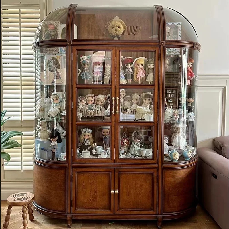 A  Middle-Ancient Glass Showcase High-End Custom Jewelry Luxury Showcase